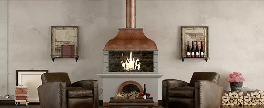 Thelin Hearth Products Providence Pellet Insert Fireplace Installation in Weatherford, TX
