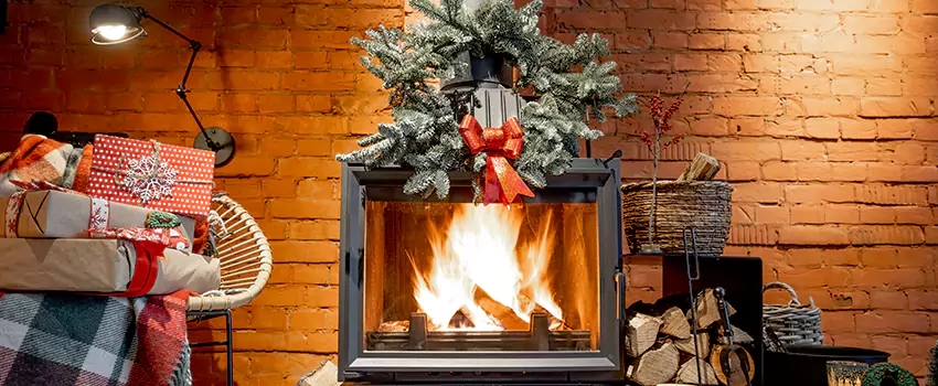 Travis Industries Linear Gas Fireplace Installation in Weatherford, Texas