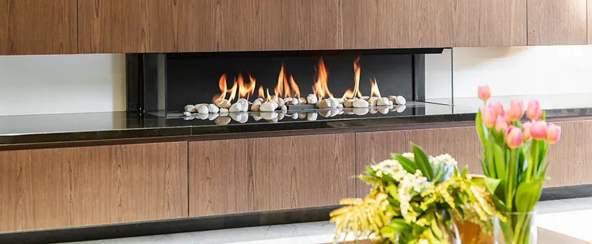 Double-height Fireplace Design Refurbishment in Weatherford, Texas